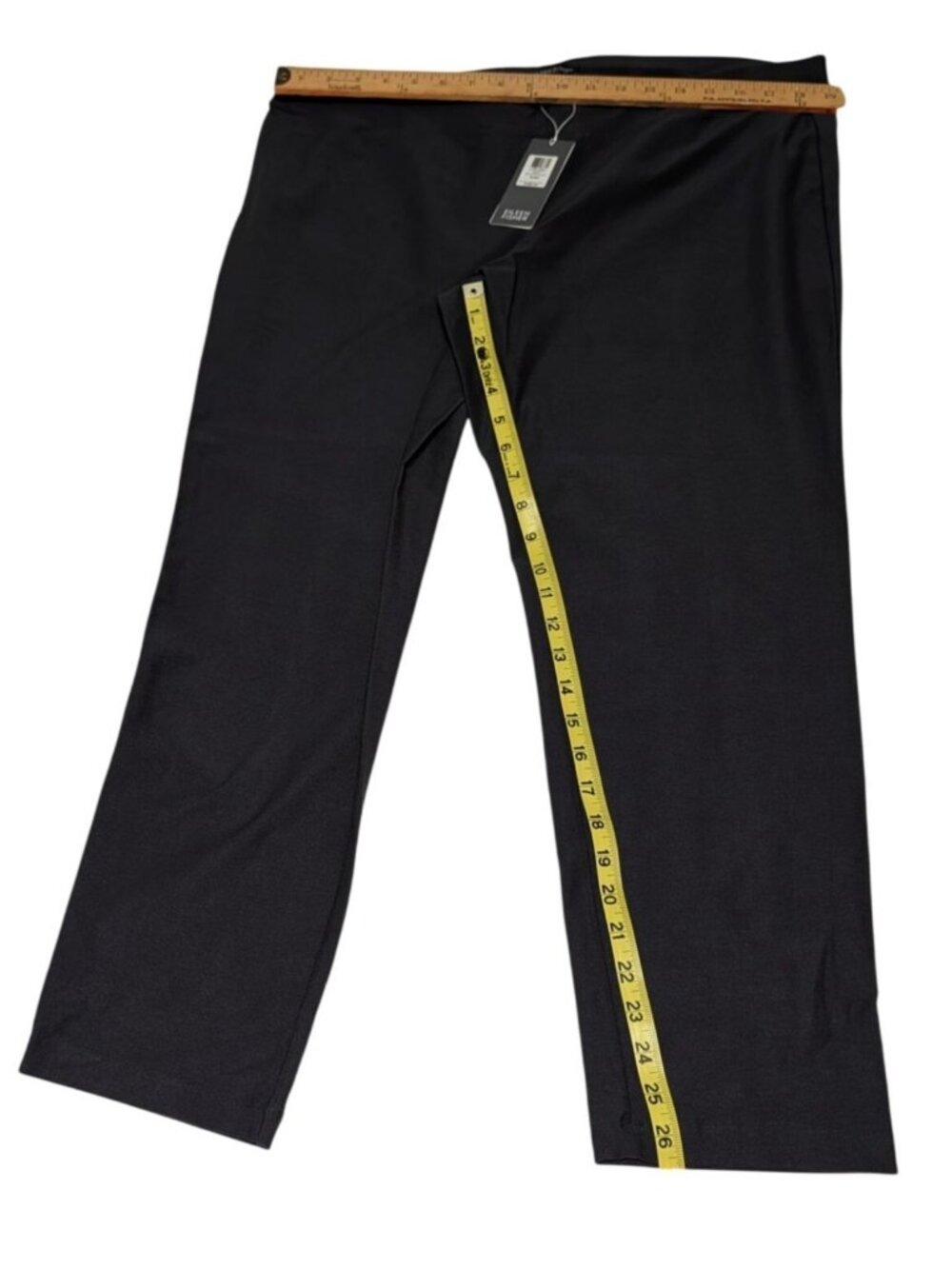 Eileen Fisher Women XL Washable Stretch Crepe Slim Ankle Pants Graphite grey - Picture 9 of 14